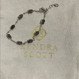 Kendra Scott Black and Silver Bracelet